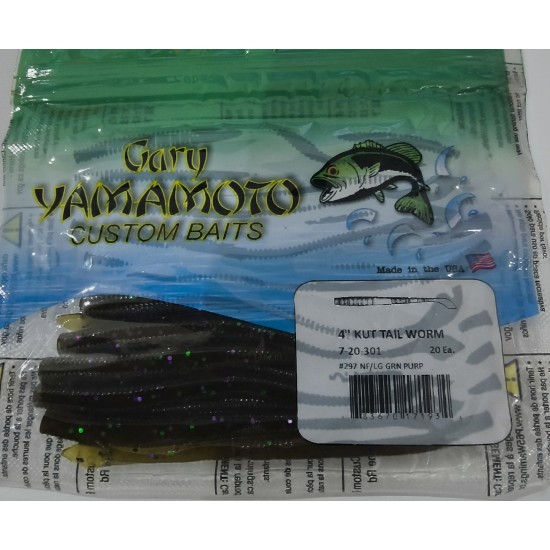 Isca Gary Yamamoto Kut Tail Worm 4" Isca Gary Yamamoto Kut Tail Worm 4"