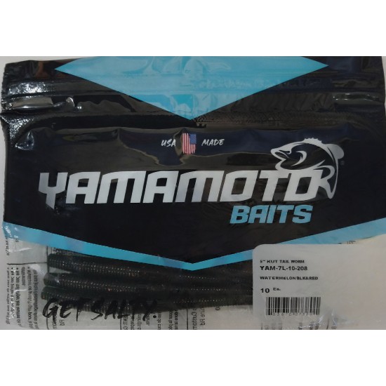 Isca Gary Yamamoto Kut Tail Worm 5" Isca Gary Yamamoto Kut Tail Worm 5"