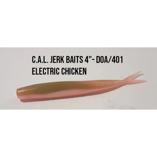 Isca DOA C.A.L. Jerk Baits 4″ - cor 401