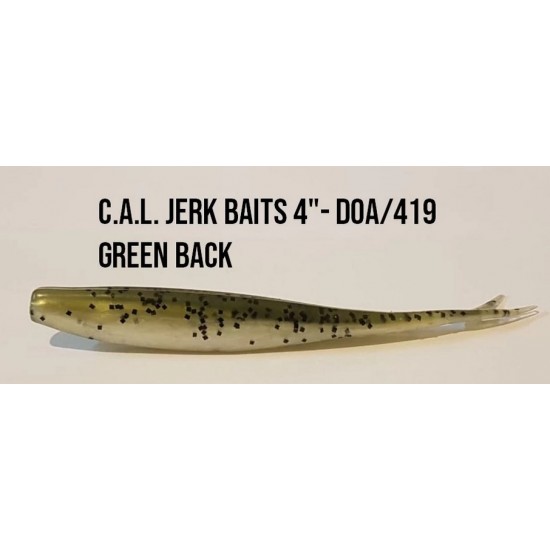 Isca DOA C.A.L. Jerk Baits 4″ - cor 419