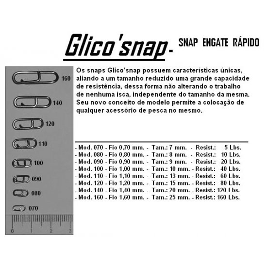 Snap Engate Rapido Glico - 090
