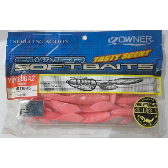Isca Owner Softbaits Yuki Bug 4.3''