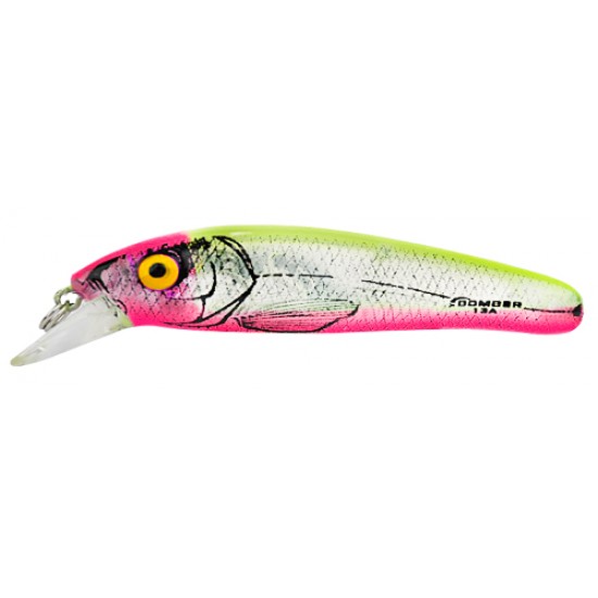 ISCA BOMBER LONG A 13A - SILVER INSERT CHARTREUSE PINK