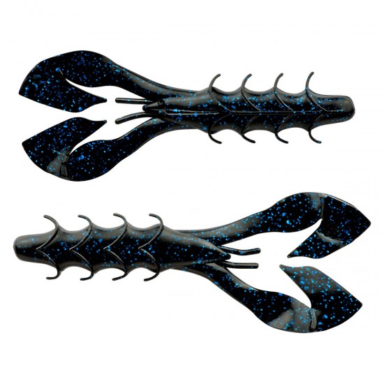 Isca YUM Spine Craw - cor Black/blue flk
