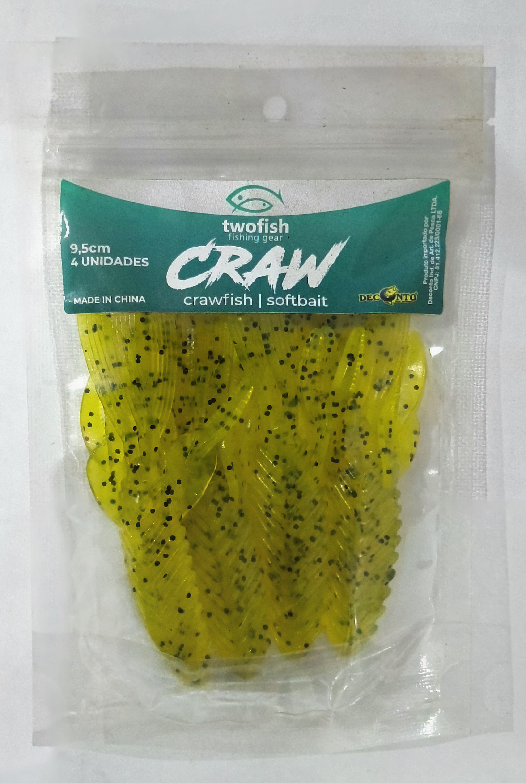 Isca TwoFish|Deconto Crawfish 9,5cm